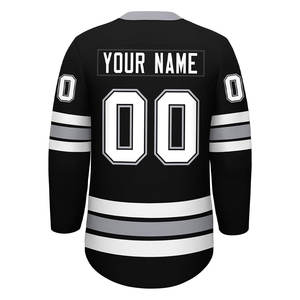 Jersey de hockey sobre hielo para hombres de alto rendimiento, de secado rápido, que absorbe la humedad, Jersey estampado personalizado para hombres - Product Image 3