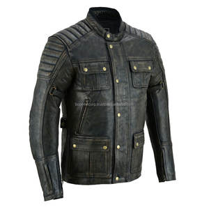 Best-seller Veste de moto en cuir véritable à bas prix Nouvelle veste de moto personnalisée à la mode Vestes de moto en cuir très résistantes - Product Image 2