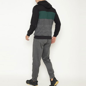 Vente en gros de survêtements pour hommes de qualité supérieure au design personnalisé motif solide 100% coton contraste de couleur pour l'hiver options de taille plus - Product Image 3