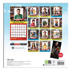 ปฏิทินพิมพ์ลายทฤษฎีบิ๊กแบง ปี 2025 - Product Image 2