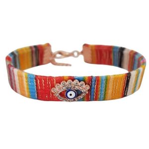 Tela Evil Eye Shape String Fashion para pulsera - Product Image 1