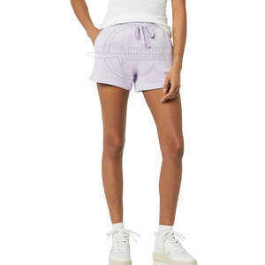 Short décontracté avec logo personnalisé pour femmes, taille haute, respirant, léger pour l'extérieur-Prix de gros - Product Image 4