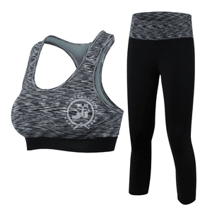 Conjunto Deportivo de Yoga para Mujer, 100% Algodón, Transpirable, Casual, Holgado, de Dos Tonos, 2 Piezas, Ropa de Gimnasio y Fitness - Product Image 4