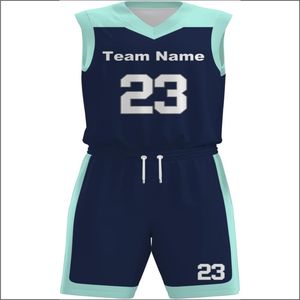 Conjunto de Uniforme de Baloncesto Unisex Personalizado, Diseño de Jersey Americano Único, Logotipo Impreso Personalizado, Tallas XS a Plus, Transpirable - Product Image 4