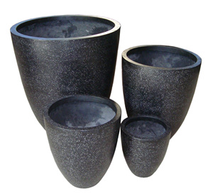 Biodegradable Eco-Friendly Modern <b>Plastic</b> Flower <b>Pot</b> Low Moq Space-Saving House Decoration Shape Fiberglass Planter Garden <b>Pots</b> - Product Image 1