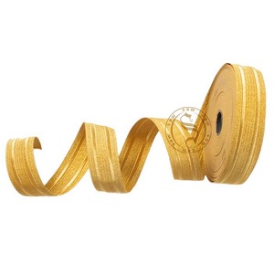 FLINT Narrow Double-Stripe Bullion Wire Bullion Trim | Vente en gros de dentelle de tresse d'argent de cérémonie pour uniformes et accessoires - Product Image 3