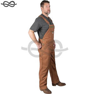 Salopette Duck pour homme Pecan 36x30 pouces Vêtements de travail confortables et durables Toutes saisons avec bretelles réglables Plusieurs poches - Product Image 3