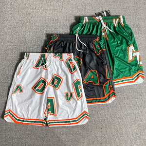 กางเกงขาสั้นบาสเก็ตบอลสำหรับผู้ชายไซส์ใหญ่พิเศษพิมพ์ลายตาข่ายระบายอากาศได้โลโก้ตามสั่งฤดูร้อน - Product Image 1