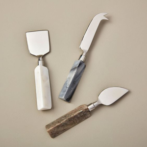 Classic Black Marble Handle Cheese Knives <b>Set</b> Bamboo <b>Top</b> Sale Dinnerware Cheese Tools for Home Kitchen Usage Accessories - Product Image 4