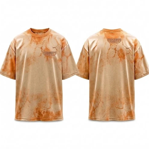 Nueva Camiseta Sublimada para Hombre, Cosida, de Poliéster/Algodón, Tejida, Personalizada, Cómoda, Antiarrugas, Transpirable, Informal - Product Image 1