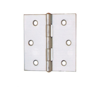 Cerniera Quadrata a Perno Fisso in Acciaio Zincato 100 mm - Product Image 1