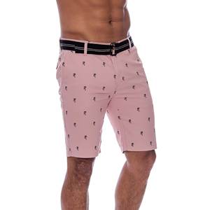 Shorts de baseball en coton taille moyenne à motif d'aventures en plein air en tissu respirant pour hommes et femmes - Product Image 1