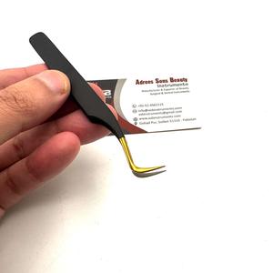 Pinzas para Extensión de Pestañas de Acero Inoxidable Personalizables con Impresión de Logotipo Personalizado, Mango Cómodo y Sostenible - Product Image 5