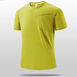 Camiseta de Manga Corta Raglán de Algodón, Talla Grande, Transpirable, Informal, Tejida, para Hombre, Directo de Fábrica en Bangladés, OEM ODM - Product Image 3