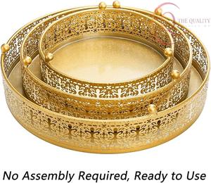 Base para Pastel de Metal Premium con Textura Elegante, Perfecta para la Presentación de Pasteles y Decoración del Hogar - Product Image 4