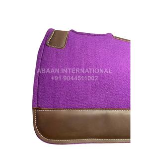 แผ่นรองอานม้าทำจากหนังเทียมพร้อมเสริมความแข็งแรงสำหรับการขับขี่แบบตะวันตก | แผ่นอานม้าทำจากหนังแท้ระดับพรีเมี่ยม - Product Image 2