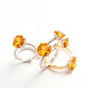 แหวนแต่งงานสีเหลือง925ชุบโรเดียมชุบทอง18K แหวนแต่งงานทำจากเงินแท้สำหรับปลูกในห้องปฏิบัติการ - Product Image 5