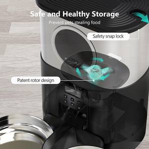 5L Automatic Timed Pet Dry Food Dispenser Portable Solid Stainless Steel <b>Plastic</b> Feeders for Two Cats <b>Dogs</b> Cat <b>Dog</b> Dispenser - Product Image 6