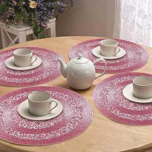 Dessous de verre faits à la main en ardoise verte de 14 pouces élégants et élégants tapis de table en verre perlé pour la cuisine et l'ameublement - Product Image 5