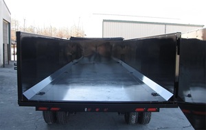 รถพ่วงไฮดรอลิกแบบ Tandem 4 ล้อ พร้อมมอเตอร์เกียร์  ประสิทธิภาพสูง  พร้อมคันลาก 48 เมตร สำหรับใช้งานในฟาร์มและสวน - Product Image 5