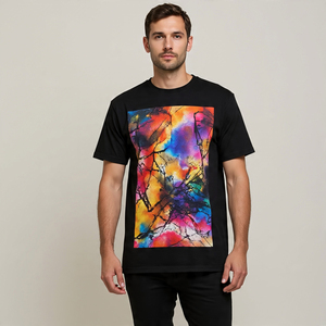 Camiseta de manga corta con estampado personalizado para hombre, ropa para correr, camiseta de sublimación, camiseta de manga corta con cuello redondo para hombre - Product Image 1