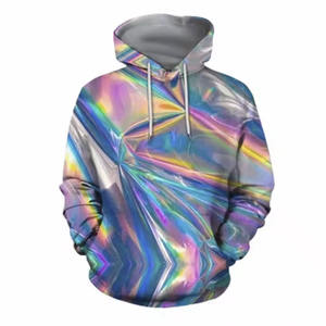 Nuevas sudaderas con capucha de lana blanca Unisex personalizadas 100% poliéster luz impresión Digital ecológica al por mayor Sudadera con capucha de invierno en blanco - Product Image 3