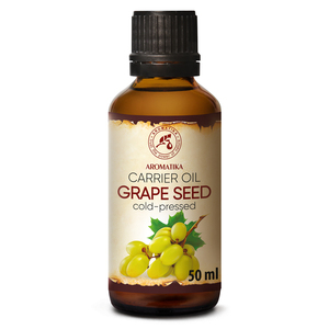 Huile de pépins de raisin 50ml 100% pure, pressée à froid, extrait naturel pour les soins de la peau - Product Image 1