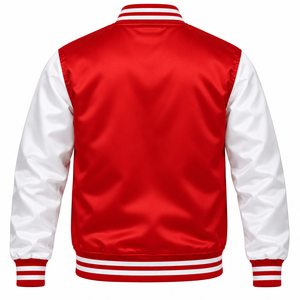 Veste en satin de style Letterman pour homme, best-seller, 100% satin de soie de haute qualité, vestes en satin pour homme de haute qualité, OEM personnalisé - Product Image 2
