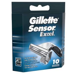 Gillette-Cuchillas de Afeitar Sensor Excel para Hombre, Paquete de 10 Cuchillas - Product Image 3