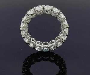 Customizable Men's/Unisex <b>925</b> <b>Silver</b> Rhodium Plated Luxury Hip Hop Rapper Bust <b>Ring</b> with Diamond Bezel-IGI Certified Gift - Product Image 1