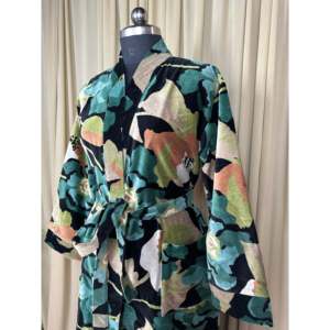 Luxury Unisex Velvet Kimono Elegant Reversible Silk Lined Quirky Gown XL Perfect Autumn Winter <b>Christmas</b> Gift Boho <b>Jacket</b> House - Product Image 6