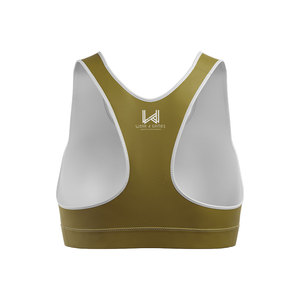 Sujetador de Yoga para mujer de alto soporte con estampado personalizado, Copa cómoda, Sujetador deportivo, estampado por sublimación transpirable de talla grande - Product Image 5