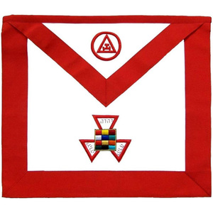 Regalia Lodge Masonic White Member <b>Apron</b> Lambskin - Product Image 2