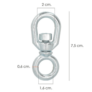 Grillo Girevole Semplice in Acciaio 6mm - Product Image 2