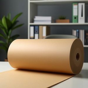 Rollo de Papel Kraft Soennecken, 50 cm x 300 m, 75 g/m², 100% Reciclado, Color Marrón Soda, para Uso en Oficina - Product Image 3