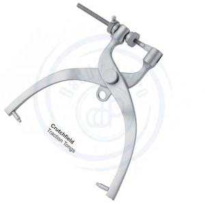 VENTE FLASH Pinces de traction cervicale Crutchfield en acier inoxydable allemand, pinces de traction cervicale Raney Crutchfield, petites/moyennes/grandes tailles pour adultes - Product Image 1