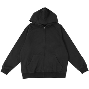 Sweat à capuche décontracté à col zippé de haute qualité Sweat à capuche unisexe Streetwear à fermeture éclair complète pour hommes - Product Image 5