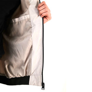 Blousons aviateur en toile pour homme de haute qualité avec col montant et manches longues à séchage rapide, logo personnalisé, blouson aviateur pour homme - Product Image 4