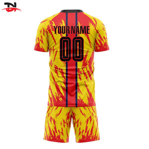 เสื้อฟุตบอลพิมพ์ลายดิจิทัลสั่งทำพิเศษ ขายดี พร้อมโลโก้สั่งทำ ระบายอากาศ แห้งเร็ว ป้องกันรังสียูวี ผ้าโพลีเอสเตอร์ 100% - Product Image 5