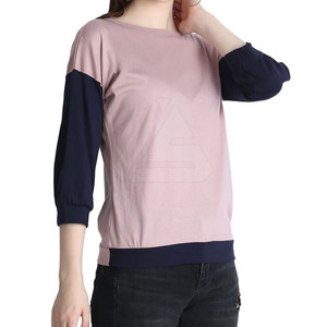 Sweat-shirt coréen en coton fabriqué dans le meilleur matériau Vêtements pour femmes Sweat-shirts en coton à manches longues pour femmes - Product Image 6