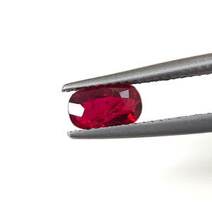Unheated 1.02cts Mozambique Ruby Natural Gemstone with <b>Red</b> Color Variety of <b>Materials</b> Including Rainbow Moonstone Tanzanite Opal - Product Image 2