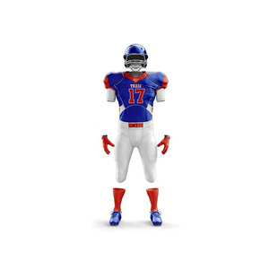 Customizable Unisex American Football Jersey Set Latest Breathable Short Sleeve Design Plus Size <b>Heat</b>-Transfer Printing High - Product Image 2