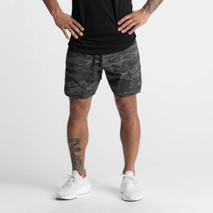 กางเกงกีฬาขาสั้นสำหรับผู้ชายแห้งเร็วใหม่ฤดูร้อนกางเกงกีฬาแบบมีเชือกผูกแห้งเร็วสำหรับเล่นฟิตเนส - Product Image 3