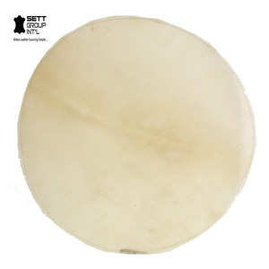 Peau de buffle naturelle ronde, vellum, parchemin, peau de buffle blanchie, imperméable, durable, accessoires de meubles, Trust - Product Image 6