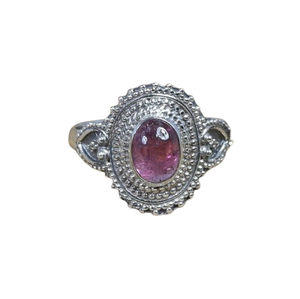 Wedding Gift for Women Tourmaline 925 Sterling Silver Gemstone <b>Ring</b> January Birthstone Handmade Jewelry Gift for Christmas - Product Image 1