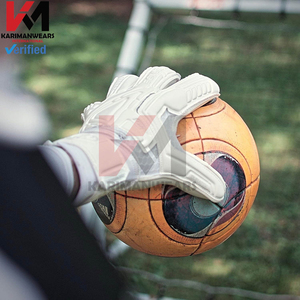 Gants de gardien de but professionnels en latex respirant à haute adhérence, protection des doigts, pour adultes et jeunes - Product Image 2