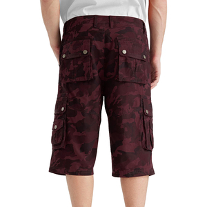 Pantalones cortos Cargo de algodón de alta calidad para hombre, nuevos pantalones cortos informales con cordón de Fitness con bolsillo suelto, patrón sólido - Product Image 4