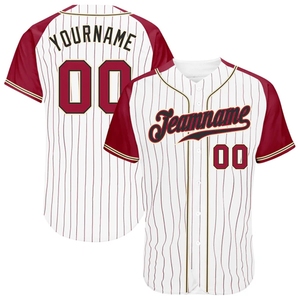 Uniformes de baseball de qualité supérieure, vente flash, nouveaux maillots de baseball américains cousus, unisexe, séchage rapide, 100% polyester, sports de plein air - Product Image 3