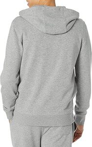 เสื้อฮู้ดลำลองผ้าฝ้าย100% สีพื้นสำหรับผู้ชายใส่ได้พอดีกับกระเป๋าดีไซน์แห้งเร็วและระบายอากาศได้ดีสำหรับฤดูหนาว - Product Image 2