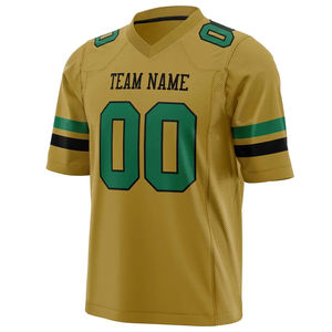 Camiseta de Fútbol Americano Ligera Estampada 100% Poliéster, Manga Corta, Logotipo Personalizado, Secado Rápido y Transpirable - Product Image 4